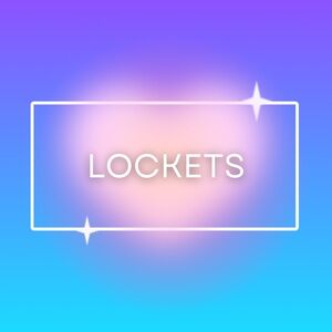 Glass and cage lockets!